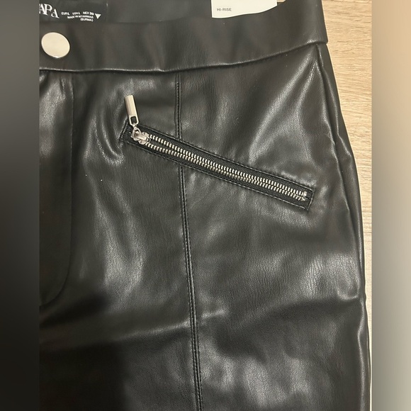 Zara faux leather leggings - Picture 3 of 6